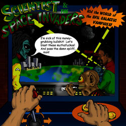 Scientist meets the Space invaders